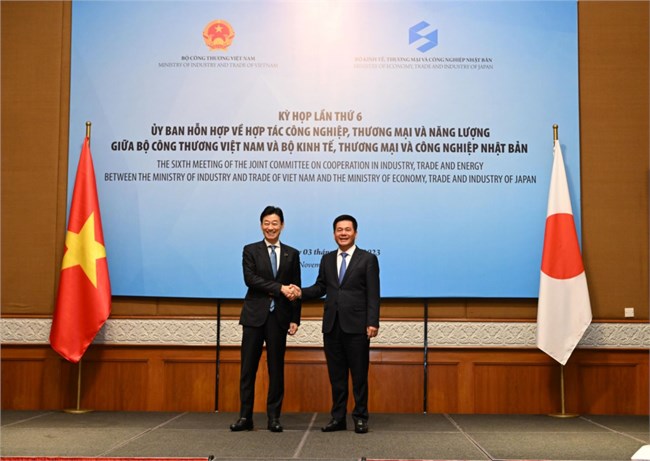 Kỳ họp lần thứ 6 Ủy ban hỗn hợp Việt Nam - Nhật Bản về hợp tác Công nghiệp, Thương mại và Năng lượng (03/11/2023)